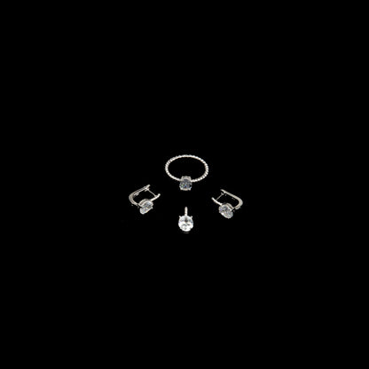 Set Argint cu Zirconiu cubic