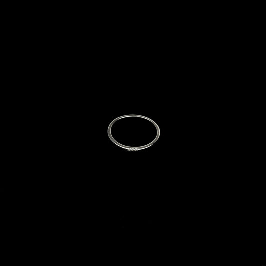 "Trilune" ring