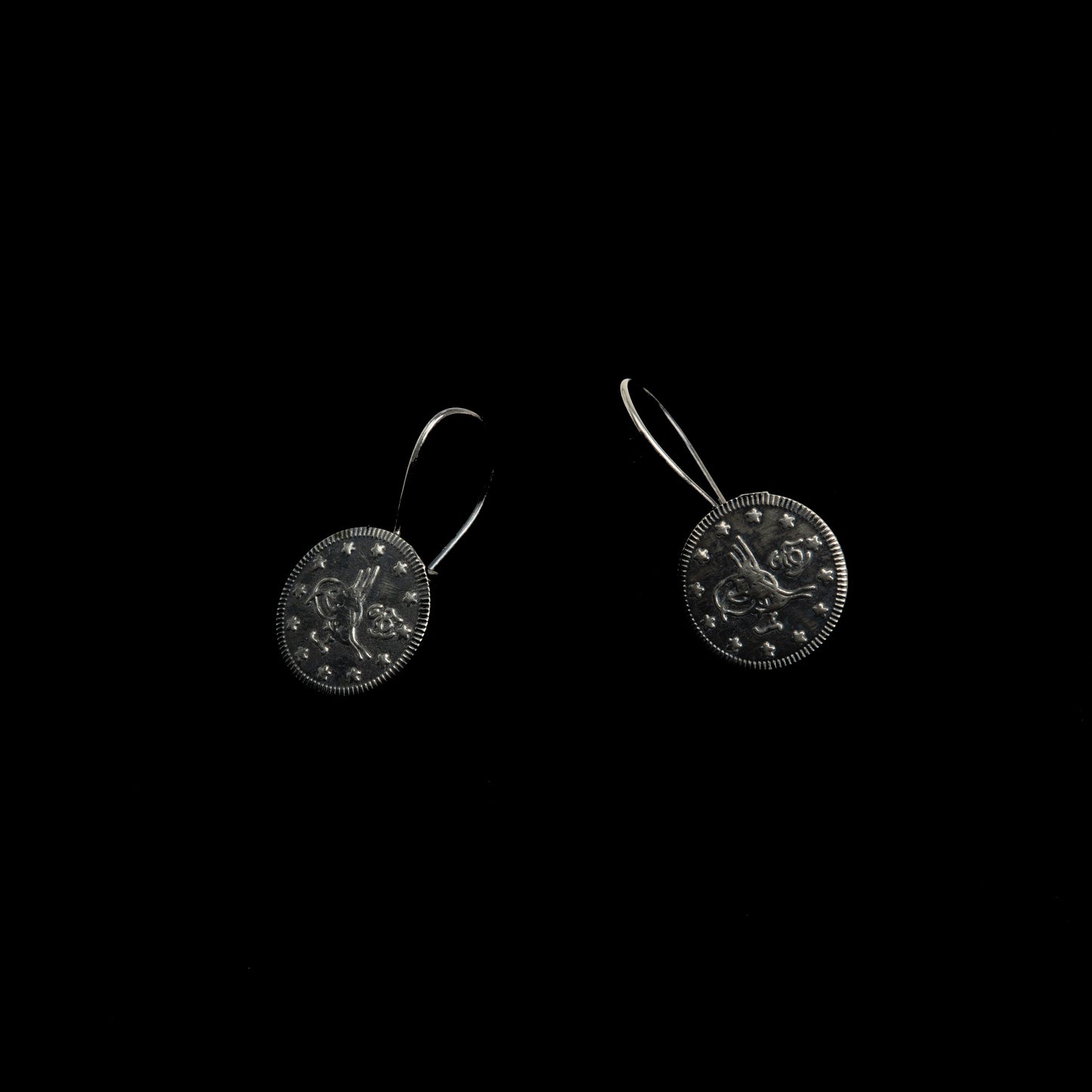 "Coin" earrings