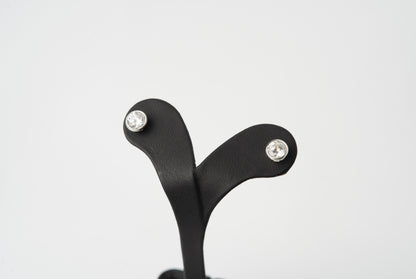 Cercei Argint Round Studs (Diverse dimensiuni)