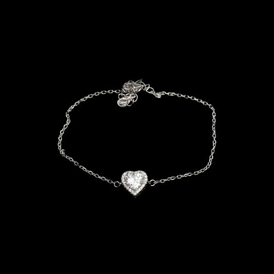Brățară Argint "Silver Heart" (16cm - 22cm)