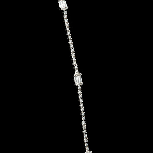 Brățară Argint “Silver Barrel” (16cm - 22cm)