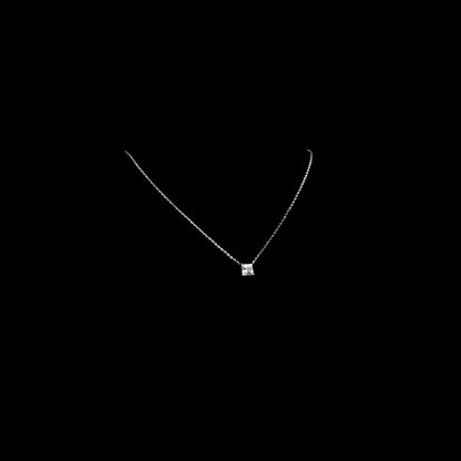 "Solitaire" necklace