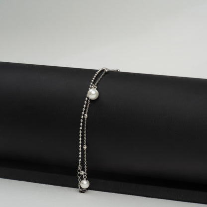 Brățară Argint "Pearl Symphony" (16cm - 22cm)