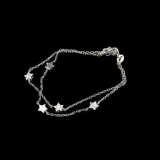 Brățară Argint "Silver Stars" (16cm - 22cm)