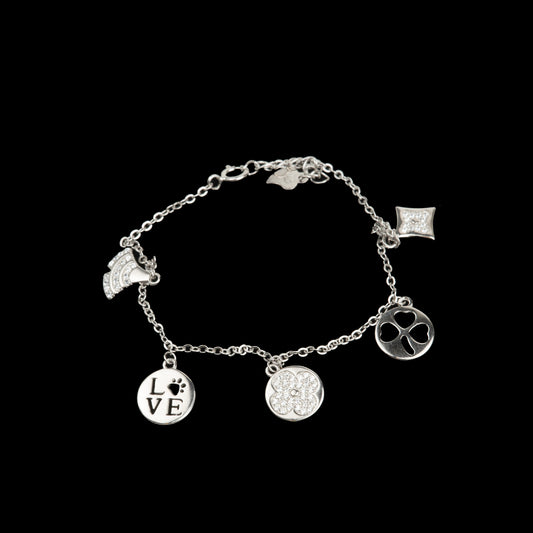 Brățară Argint "Silver Charms" (16cm - 22cm)