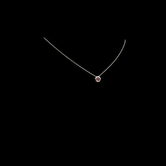 Colier Argint "Royal Ruby"
