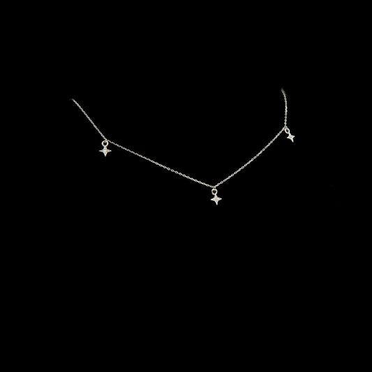"Triple Star" necklace