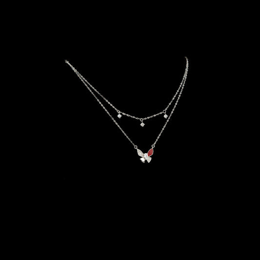 Colier Argint "Enchanted butterfly"