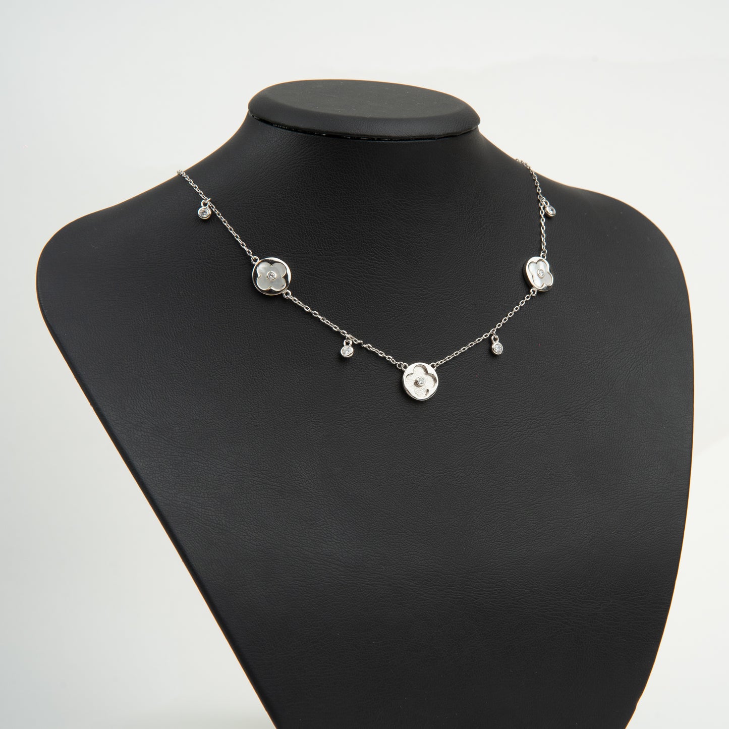 "Silver Stamp" Necklace