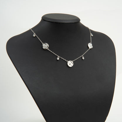 "Silver Stamp" Necklace