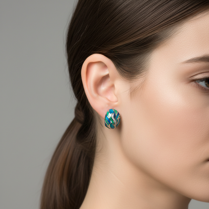 Cercei Argint "Azure"