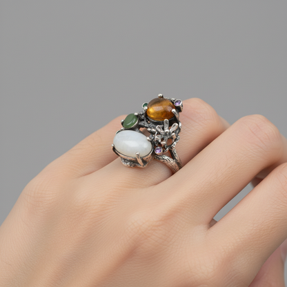 Inel Argint “Biome” (48 - 60)