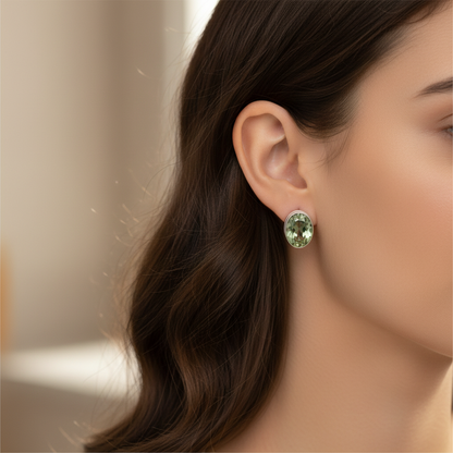 Cercei Argint "Black Pearl"