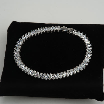 bratara argint eleganta zirconiu unisex