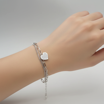 bratara argint reglabila femei cu zirconiu