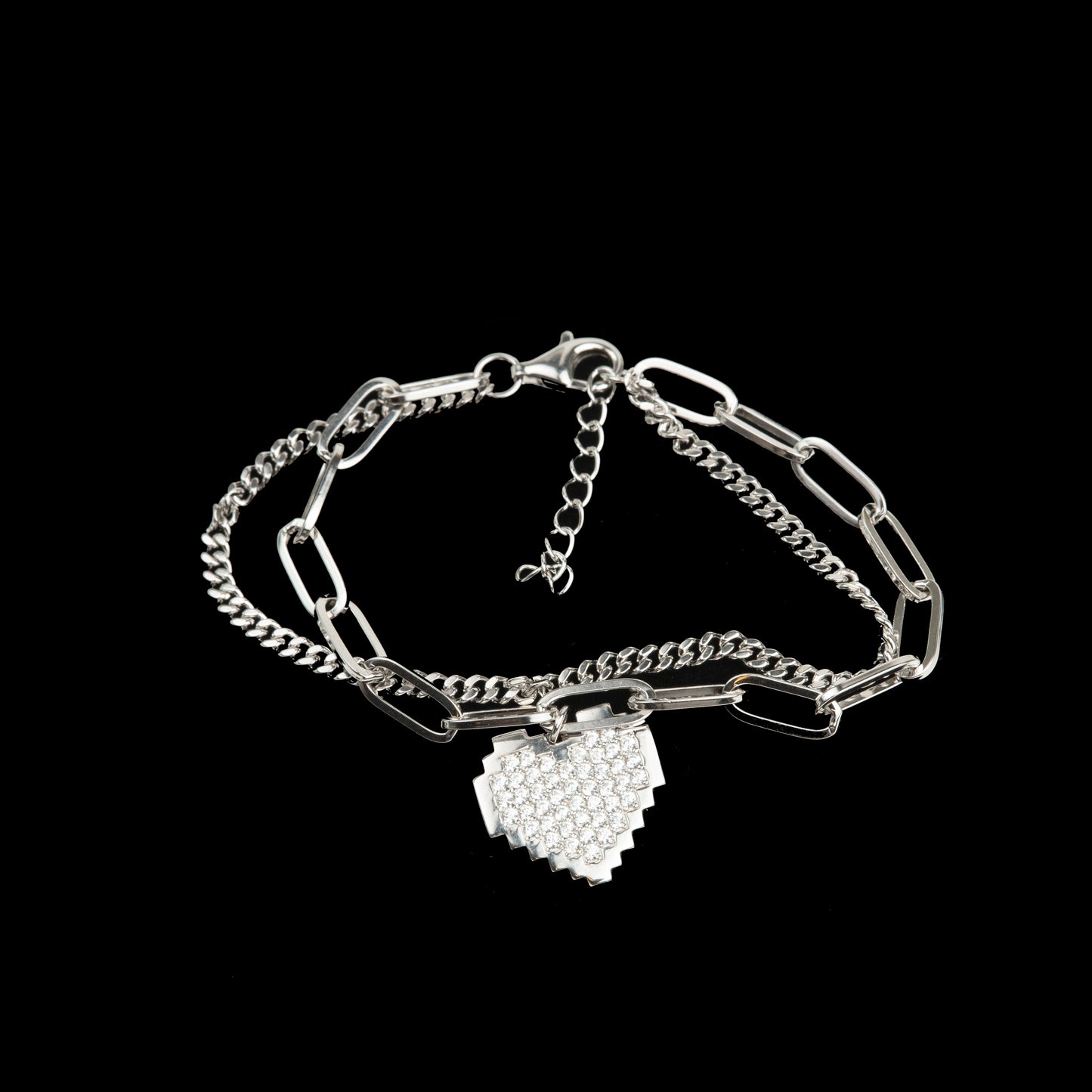 bratara argint reglabila femei cu zirconiu