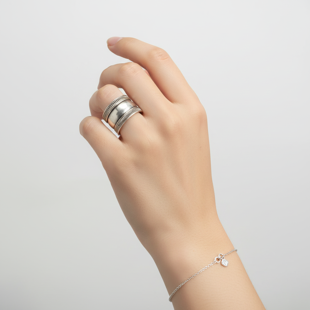 Inel Argint “Column” (48 - 60)