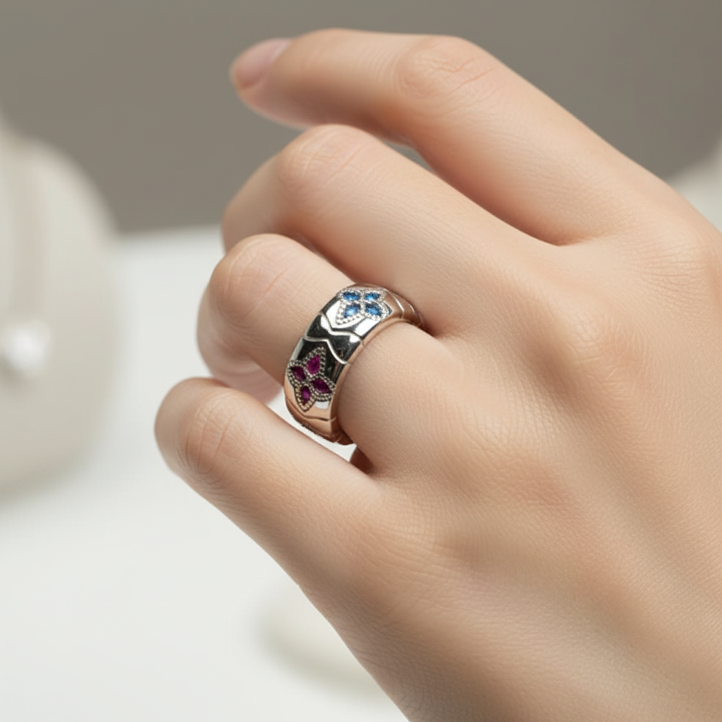 Inel Argint “Crest” (48 - 60)