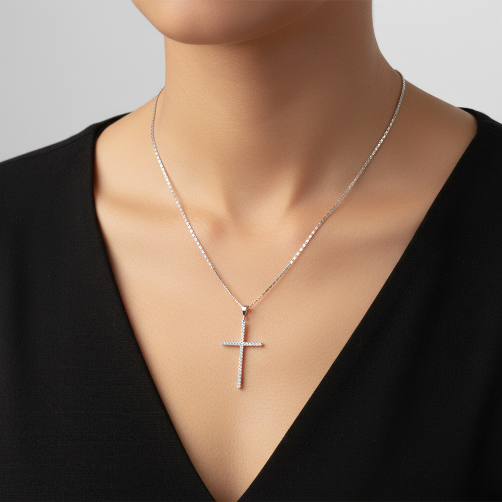 Pandantiv Argint Cruce #10