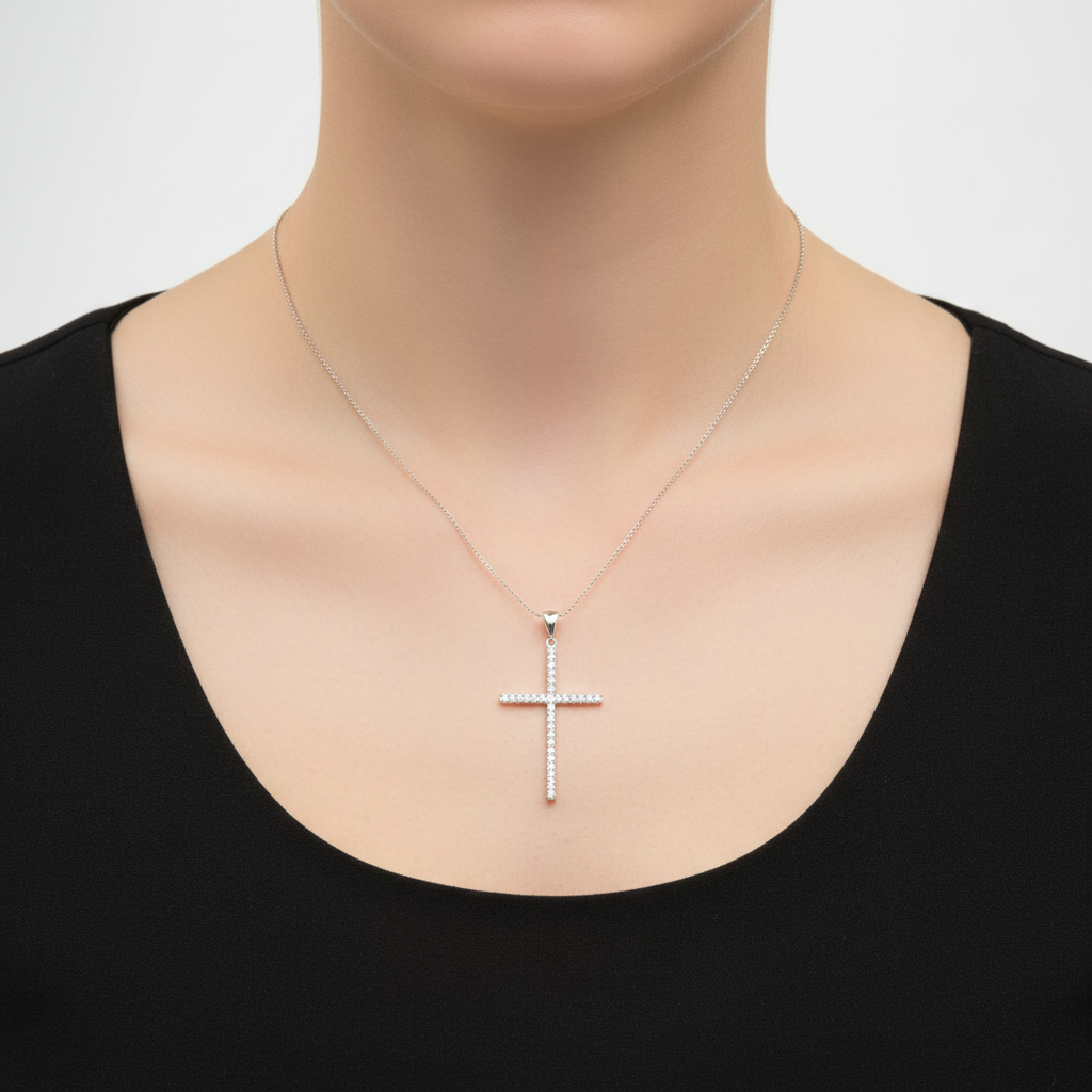 Pandantiv Argint Cruce #2