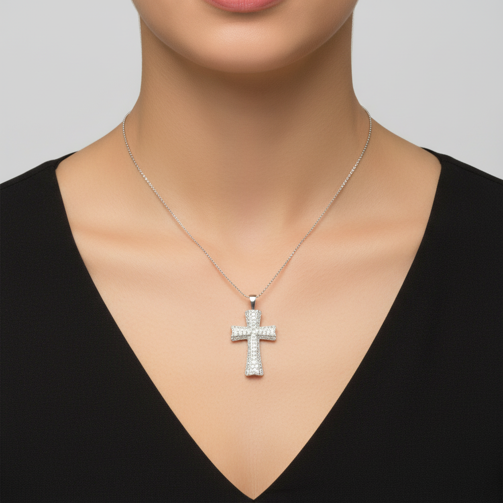 Pandantiv Argint Cruce #4