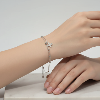 Brățară Argint "Dolphin Charm" (16cm - 22cm)