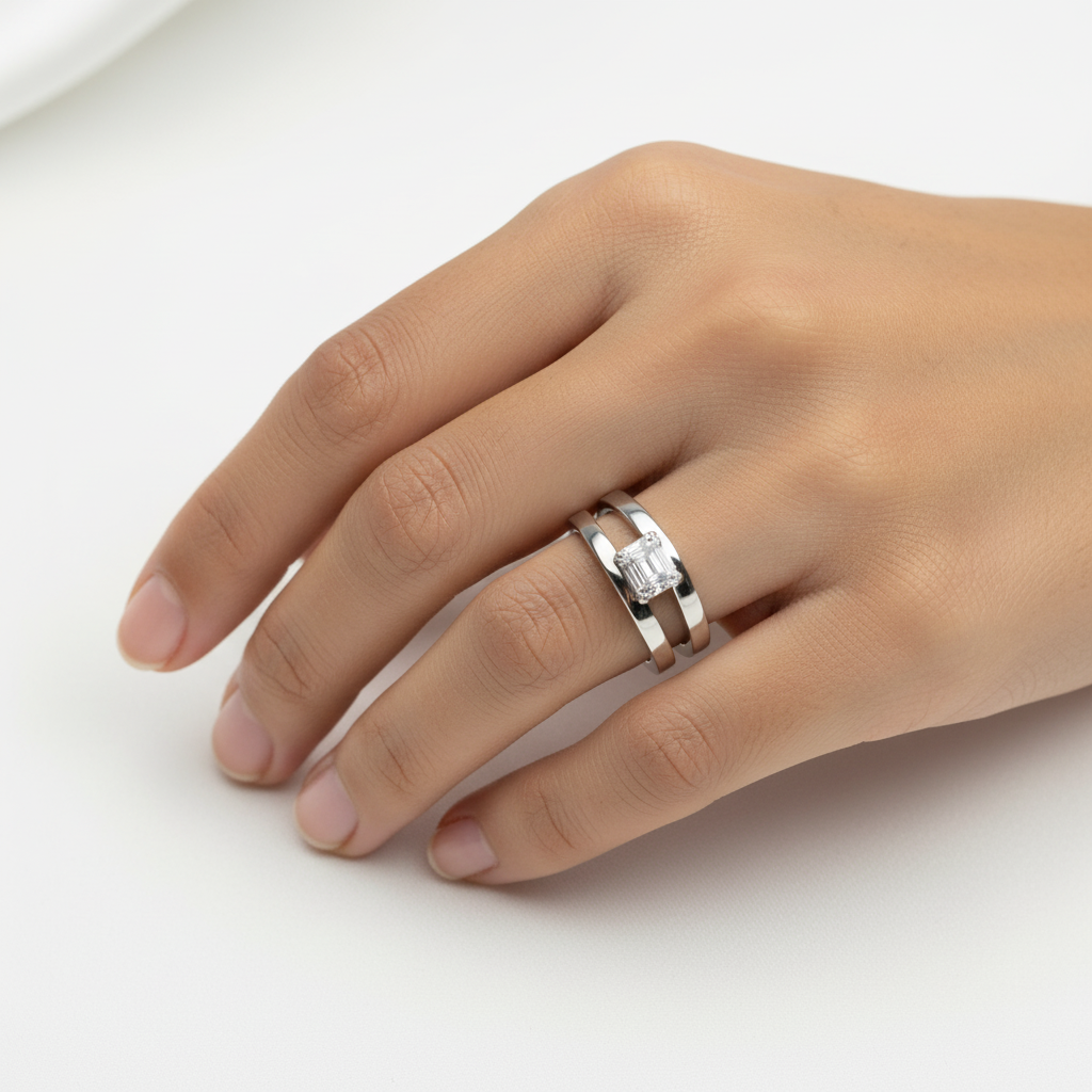 Inel Argint “Dual” (48 - 60)