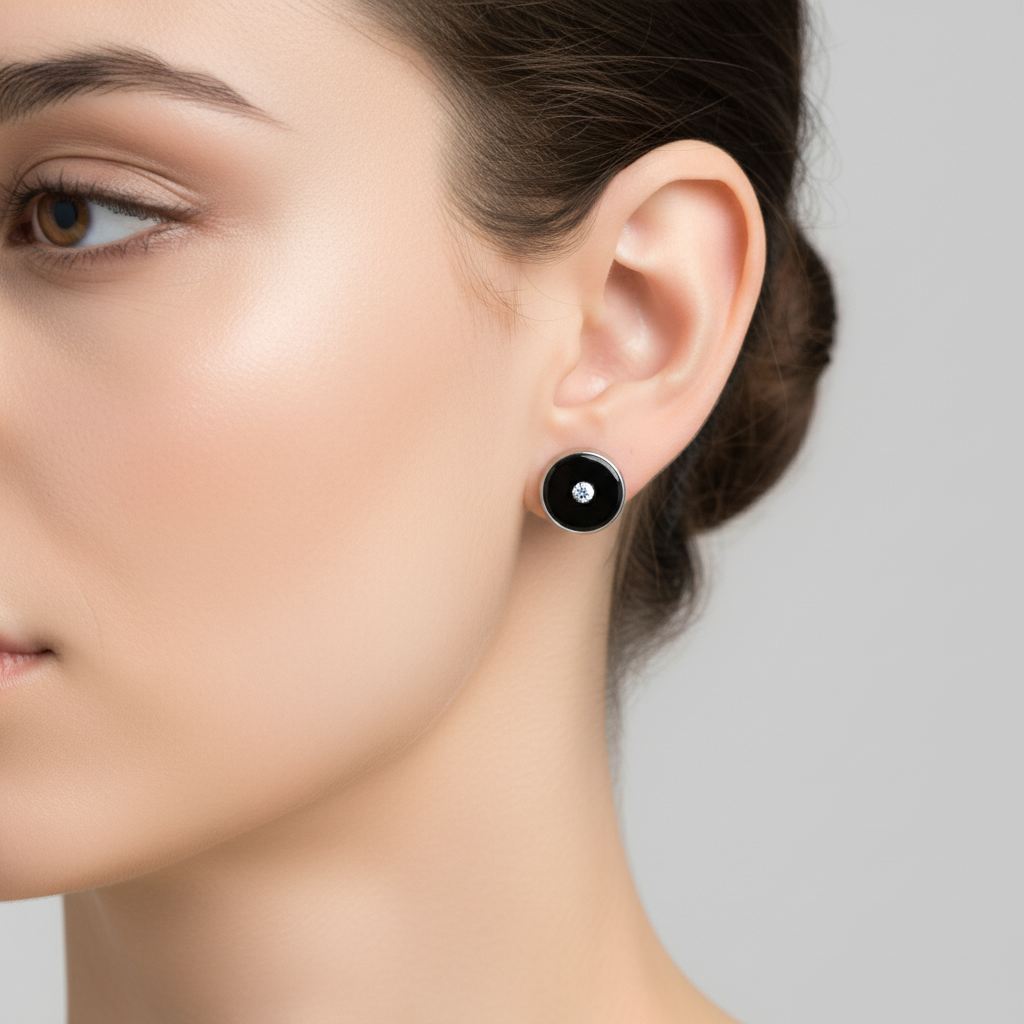 Cercei Argint "Eclipse"