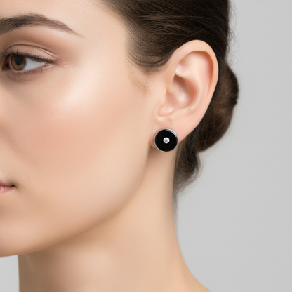 Cercei Argint "Eclipse"