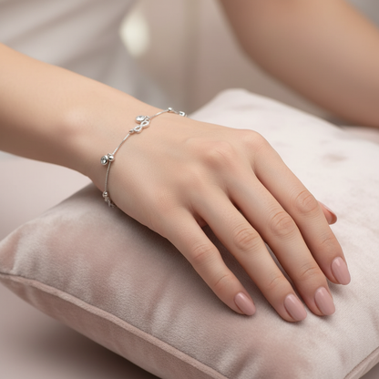 Brățară Argint "Eternal Glow" (16cm - 22cm)