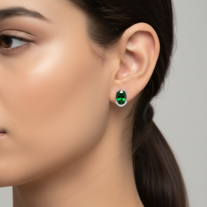 Cercei Argint "Forest Jewel"