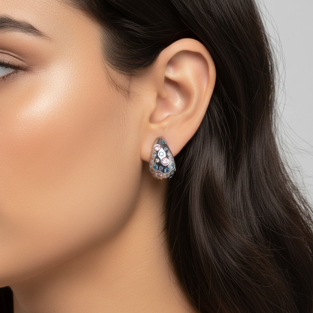 Cercei Argint "Ladybug"