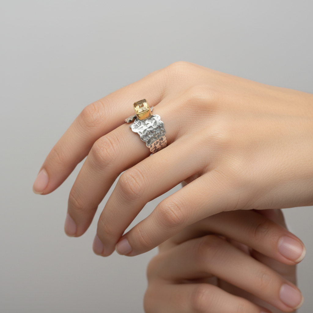 Inel Argint "Offset" (48 - 60)