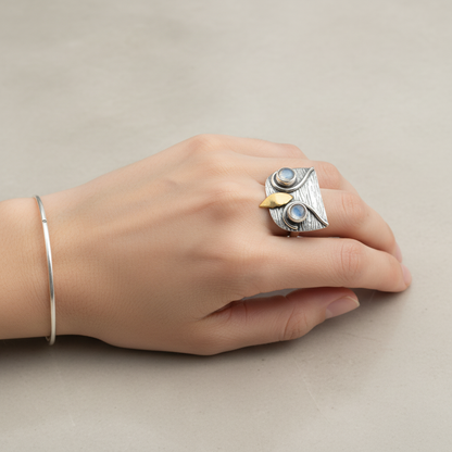 Inel Argint “Owl” (48 - 60)