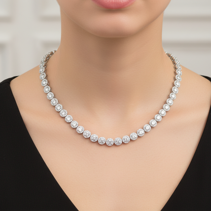 Colier Argint Tennis "Polar"