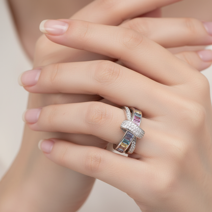 Inel Argint “Ribbons” (48 - 60)