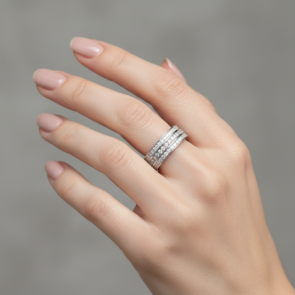 Inel Argint “Rhythm” (48 - 60)