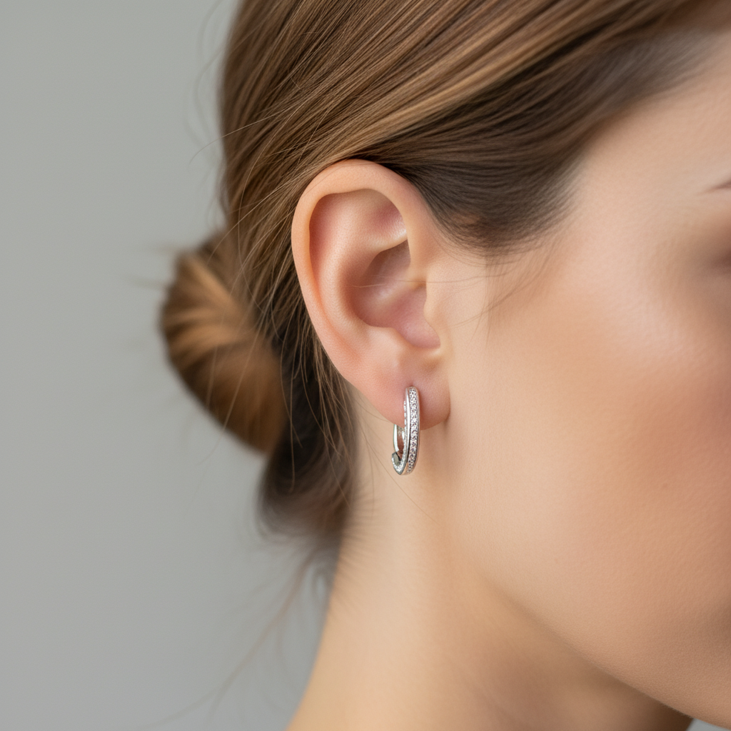 Cercei Argint "Silver Blossom"