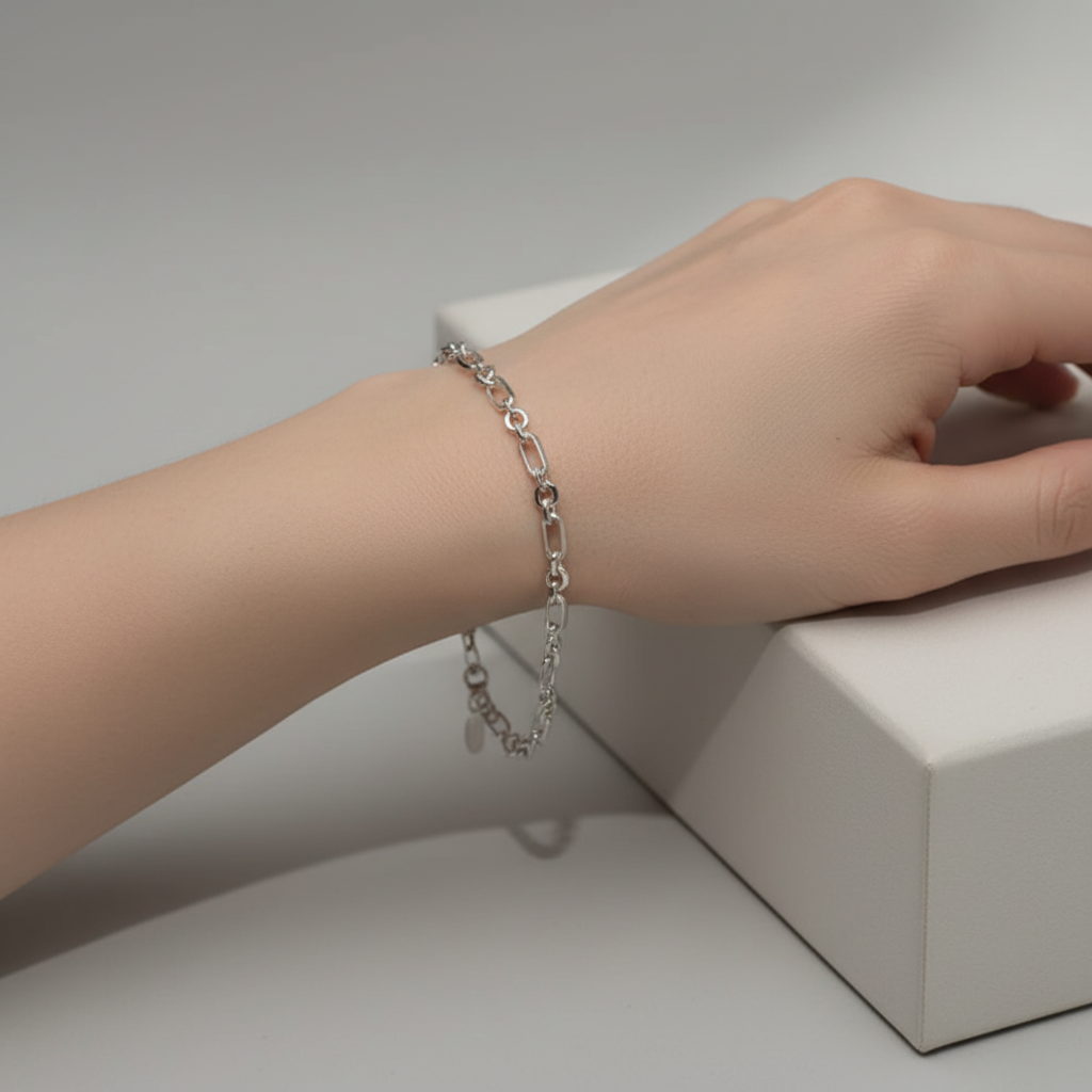 Brățară Argint "Silver Chain" (16cm - 22cm)