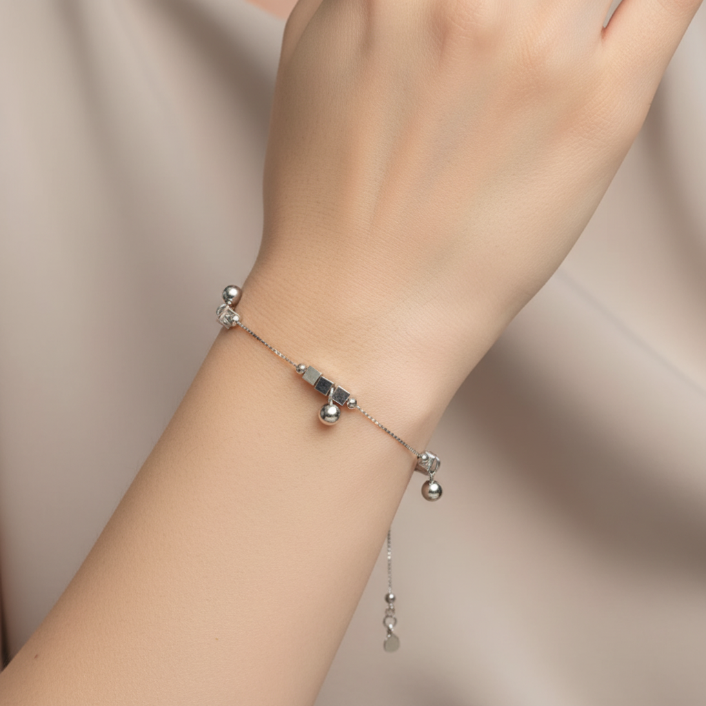 Brățară Argint "Silver Shapes" (16cm - 22cm)