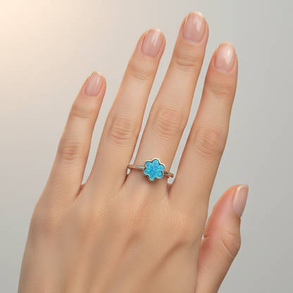 Inel Argint “Sky Petals” (48 - 60)