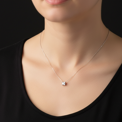 Colier Argint "Solitaire"