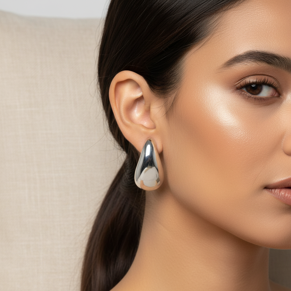 Cercei Argint "Tear"